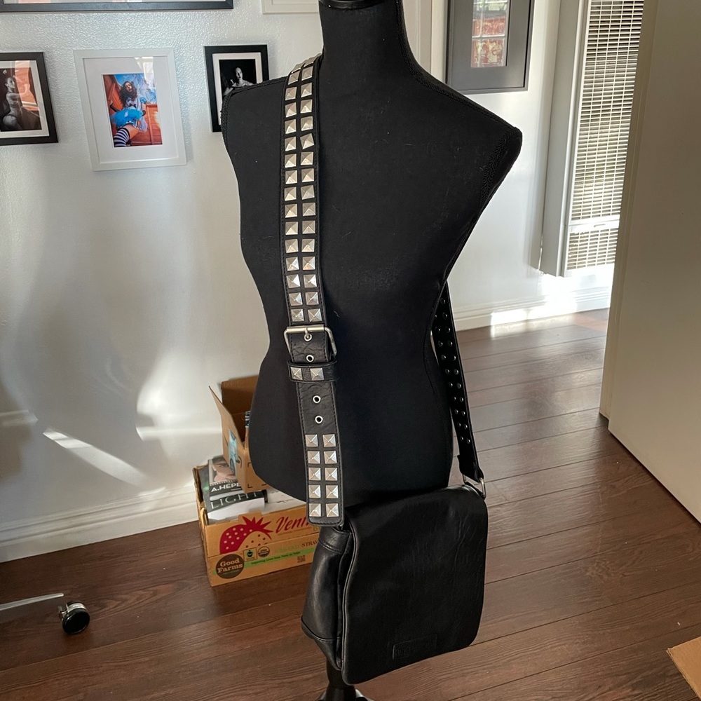 One Teaspoon Leather cross body bag